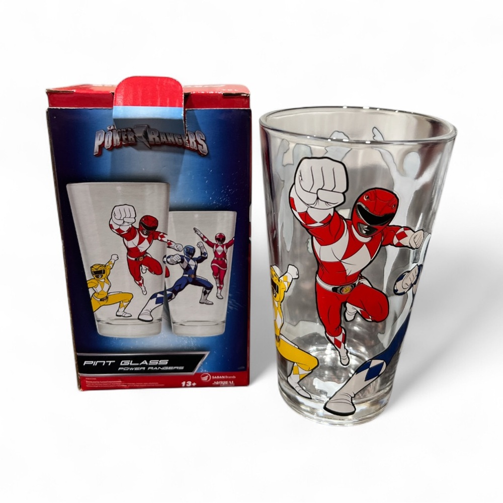 Power Rangers 2017 Pint Glass - Picture 3 of 3